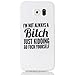 S6 Case, Galaxy S6 Case, ArtMine Funny Saying Pink Skin Flexible Bumper Protective Ultra Slim Silicone Rubber Gel Snap-On Back Case Cover for Samsung Galaxy S6