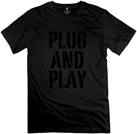 Classic Plug Play Plug Play T Shirt - Male's Tshirt Black Size M
