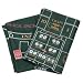 FELT Blackjack (21) and Craps (reversible) 36" x 24" with cards & dice
