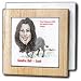 Londons Times Funny Panel Hollywood Cartoons - Sandra Bullock - Tile Napkin Holders