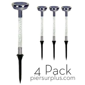 Buy 4PK Night Accents Mulitcolored Solar Bubble Light Product SKU: SO41109 Weight:... by Pier Surplus now!