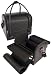 Black Roll Top Makeup Case W/ Straps