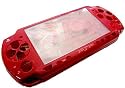 RED PSP Slim Full Replacement Housing God of War Repair