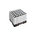 Camrack Glass Rack, W/6 Extenders, Full Size, 25 Compartments, 3-1/2