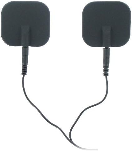 Zeus Electrosex Deluxe Silicone Black Electro Pads by Zeus Electrosex