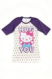 Hello Kitty Hug You Raglan Girls T-Shirt Plus Size