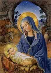 Advent Calendar - Mary with Baby Jesus