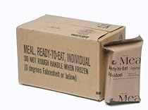 MREs (Meals Ready-to-Eat) Box B, Genuine U.S. Military Surplus, Menus 13-24