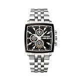 Image of Police M310.00PLX Patrol gents stainless steep bracelet with black chrono dial watch