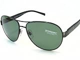 Burberry 3022 Shiny Black 1043/81 Sunglasses Polarized Grey Lenses Size: 58-15-135