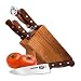 Victorinox 7-Piece Knife Set with Block, Rosewood Handles