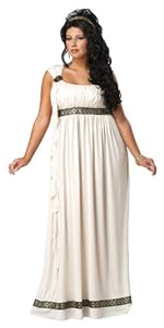 California Costumes Women's Plus-Size Olympic Goddess Plus, Cream, 3X