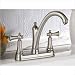 American Standard 4048S Hamilton Dual Handle Kitchen Faucet - Satin Nickel, Satin