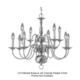 International 3625-10 12 Light Americana Chandelier