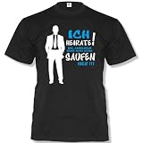 JUNGGESELLENABSCHIEDS KOMBI - BRÄUTIGAM UND FREUNDE -Herren Unisex T-Shirt Gr. S bis XXL Vers. Farben