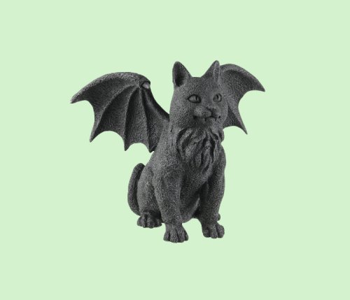 Winged Cat Gargoyle  Ships in 12 Business Days !! Picture