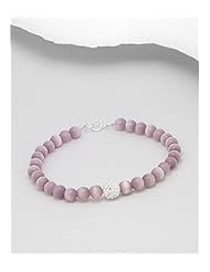 Pink Bracelet In 92.5 Sterling Silver