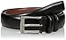Perry Ellis Mens Hc Milled Belt, Black, 36