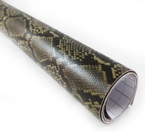 TARO WORKS Karappu film [snake leather] 152? x 30cm yellow yellow