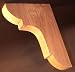 9" x 12" Walnut Bracket for Bar or Mantle [CAPITOL CITY LUMBER]
