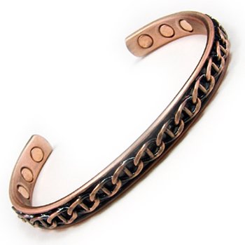 Men’s Magnetic Copper Golf Bangle Bracelet Latigo