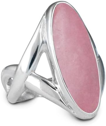 Sterling Silver Colorado Rhodonite Elongated Ring