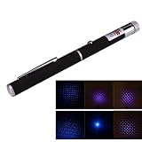 5mw 2 in 1 Blue Violet Purple Laser Pointer