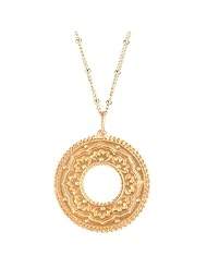Baroni Thalia Henna Necklace in 24K Gold Plate over Sterling