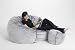 Bean2Bed King, Denim, Black Image