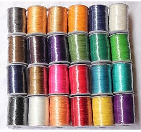 CrafHand Beadia 160M/Lot Korean 0.5mm Waxed Cotton Cord 10 Colors U-Pick Beading String