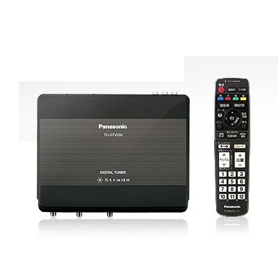 Panasonic Strada ストラーダ TU-DTV200+TY-CA350DAF 車載用 地デジチューナー・BS・110度CS ワンセグ内蔵 純正フィルムアンテナセット