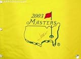 Jose Maria Olazabal Signed 2003 Masters Golf Pin Flag