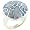 Sterling Silver Blue Mother Of Pearl Swirl Ring