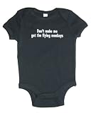 Riverstone Goods Don't Make Me Get The Flying Monkeys Baby/Infant One-Piece Bodysuit Creeper