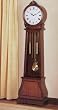 Brown Round Top Grandfather Clock