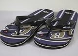 Baltimore Ravens NFL Unisex Big Logo Flip Flops