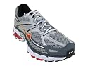 Nike Men's Air Max Moto+ 6 Running Shoe (Metallic Silver/ Anthracite/ Sport Red) - 10.5