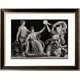 Liberty Armed with the Sceptre of Reason Striking Down Ignorance and Fanaticism, 1793 Framed Art Poster Print by Simon Louis Boizot, 32x24