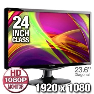 ViewSonic VA2431WM 24-Inch Widescreen LCD monitor with Speakers