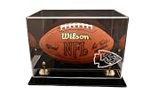 KANSAS CITY CHIEFS OFFICIAL AUTOGRAPH FOOTBALL DISPLAY CASE
