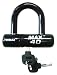 41UBhVFGJpL. SL75  Trimax MAX40BK Motorcycle Disc U Lock   Black with Black PVC Shackle