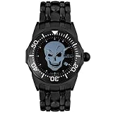 Invicta Men's Diver Lupah Collection Skull Bracelet Watch #3807