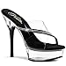 Pleaser High Heels Allure-603 schwarz/transparent