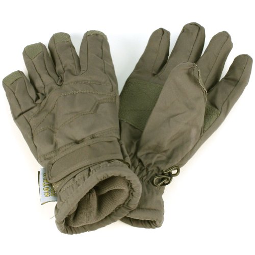 Kids 5-7 Years Winter Thinsulate 3M Waterproof Velcro Ski Snow Grip Gloves Gray
