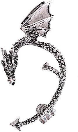 Punk Style Ear Wrap Charm Ear Cuff Earring Stud Fashion Accessory for Pierced + Non Pierced Ears