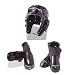 Macho Dyna Sparring Gear Karate TaeKwonDo TKD - Black 5pc Set (Head (Child) - Punch and Kick (ChS))