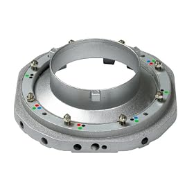 Creative Light 100829 Speedring Adapter for Bowens Calumet (Matte Silver)