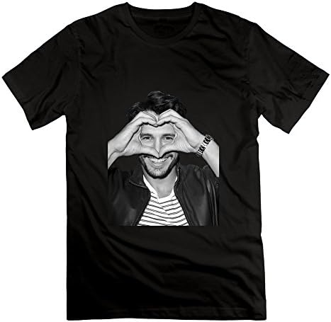 ThaiJi Men's James Franco LOVE T-shirt XL Black