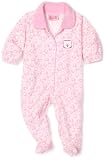 Carters Baby-Girls Newborn Micropolar Fleece Coverall In Leopard Print With Kitty Patch