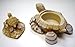 1 X Nautical Coastal Sea Turtle with Baby Sand Seashell Resin Trinket Box